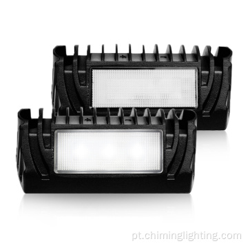 Um par de 18w Scene Work Light Bar 1200lm LED LEVEL LED LED Iluminação para caminhões